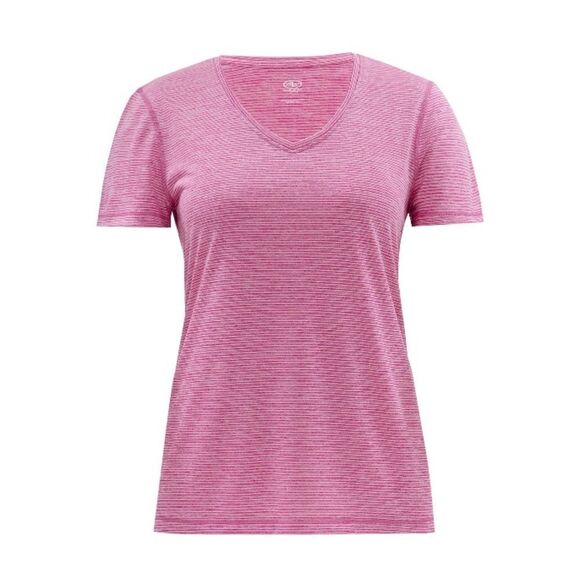 Women's Core Athletic Workout Active Short Sleeve V-Neck T-Shirt 2-Pack Size XS - Picture 3 of 15